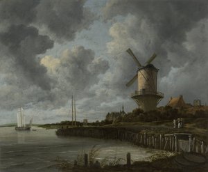 El molino de viento en Wijk bij Duurstede, c.1668-70